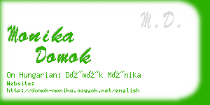 monika domok business card