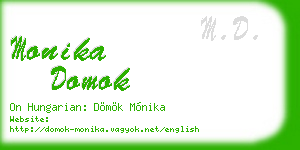 monika domok business card